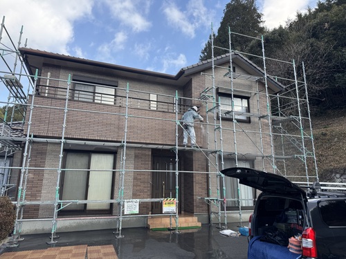 岩国市o様邸 外壁塗装　施工前