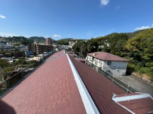 屋根板金仕上がり