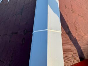 屋根棟のジョイント　施工後