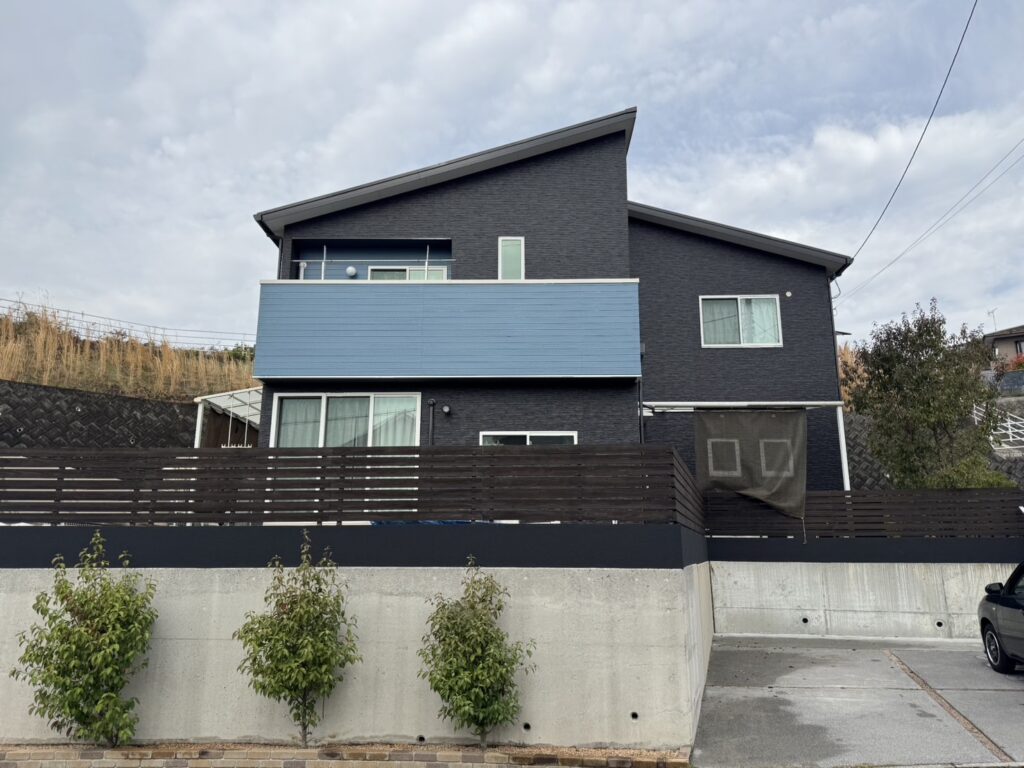 岩国市の外壁塗装・屋根塗装工事｜施工前後の変化と完工後の様子をご紹介⑤